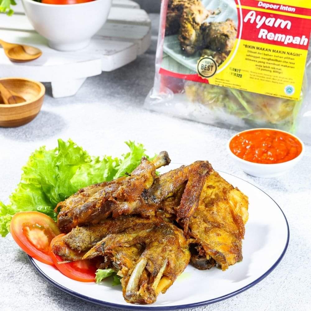 

Dapoer Intan Ayam Rempah-600gram free sambal frozen food makanan instan siap saji