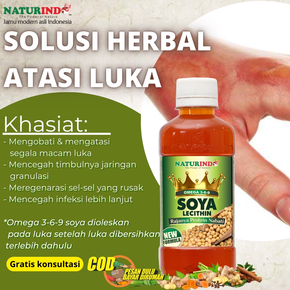 Jual Omega 369 Soya Lechitin Untuk Mempercepat Penyembuhan Luka Atasi