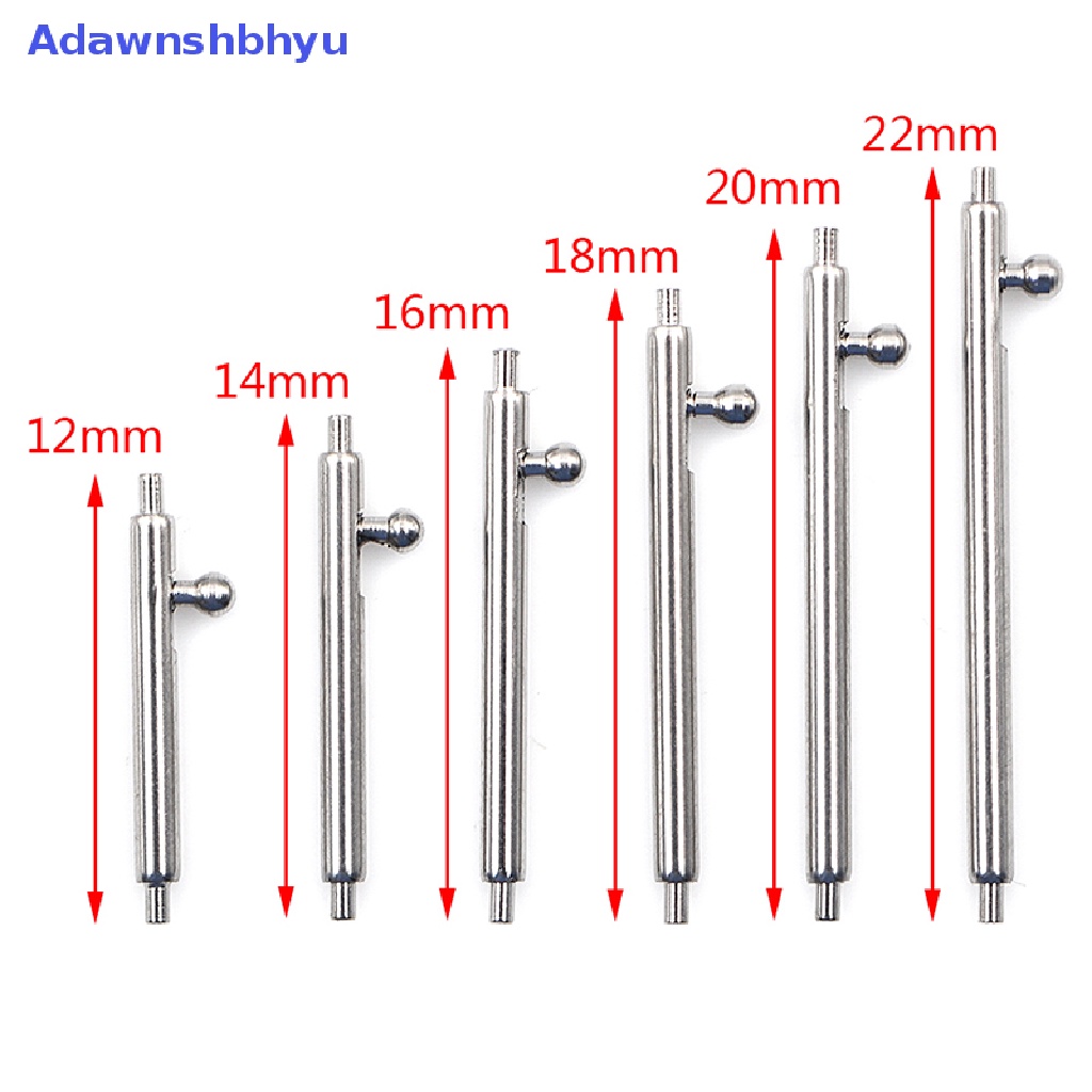 Adhyu 10Pcs quick release spring bars stainless steel watch band strap pin Bar12~22mm ID