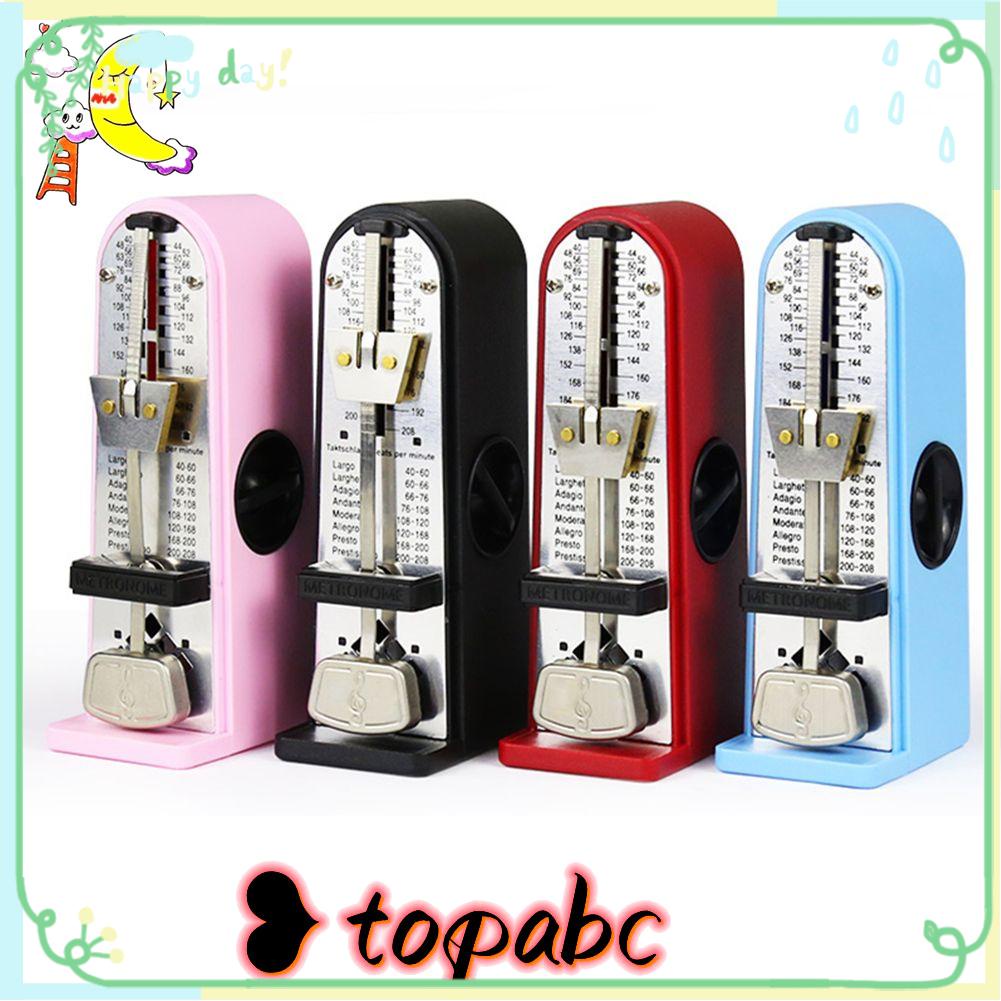 Metronome Mekanik TOP Metal Wind Up Mechanism Mini Tik-tock