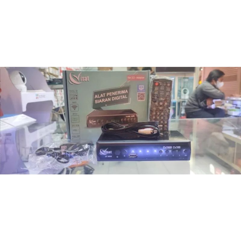 SET TOP BOX DVB - T2 VISAT - U1 NEW 2022 Ver 22 - ADAPTOR ALAT PENERIMA SIARAN DIGITAL FULL HD WIFI