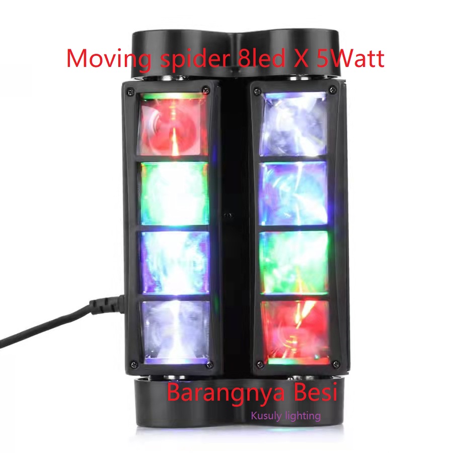Moving head mini spider 8X5 watt