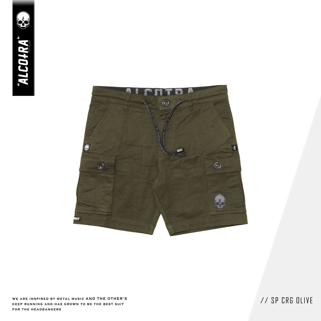 SP CRG OLIVE // CELANA PENDEK MODEL CARGO ALCOTRA