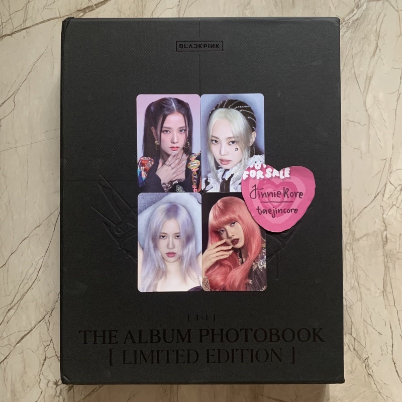 BLACKPINK 4+1 THE ALBUM PHOTOBOOK LIMITED EDITION OFFICIAL UNSEALED SHARING KTOWN YG SELECT PHOTOCAR