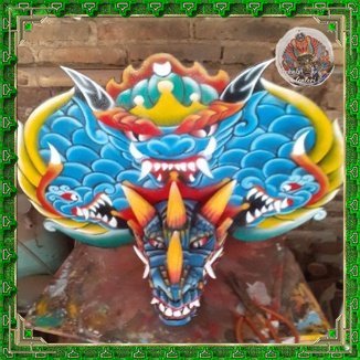 HARGA GROSIR >> Barongan spon anak kemul panjang plus gondel, barongan mainan, caplokan spon tebal /