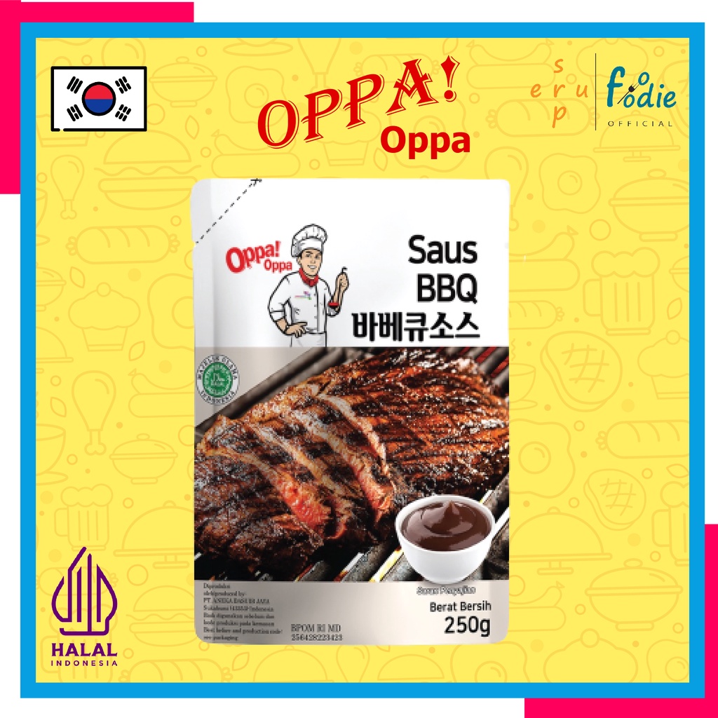 

SUPERFOODIE Saus BBQ / Bumbu Saos BBQ / Cemilan Bumbu Sauce BBQ / Jajanan Sehat Korean Food Bumbu Korea BBQ Berat 250, 500, 1000, 5000 Gram