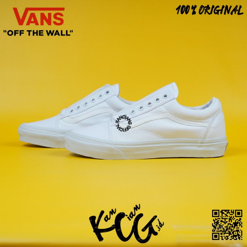 Vans Old Skool All White Original 100% Bnib