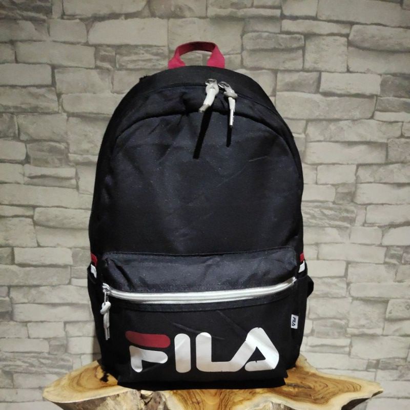 FILA BLACK tas ransel backpack second