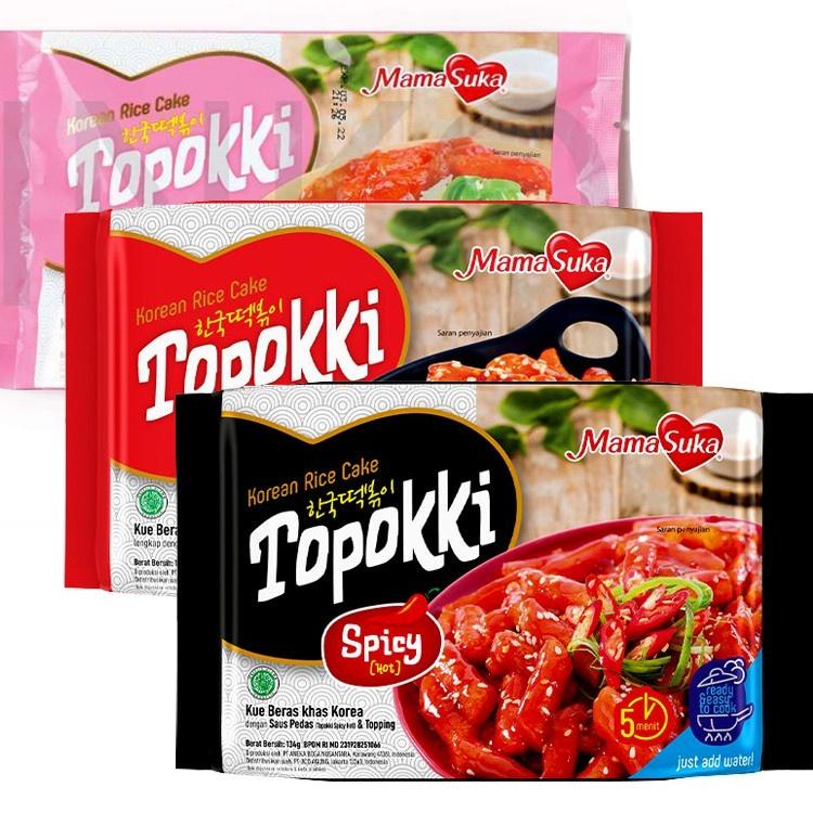 

[KODE PNL0U] Topokki Instan Korea Rice Cake MamaSuka toppoki HALAL 134 gr Mama Suka Topoki korean