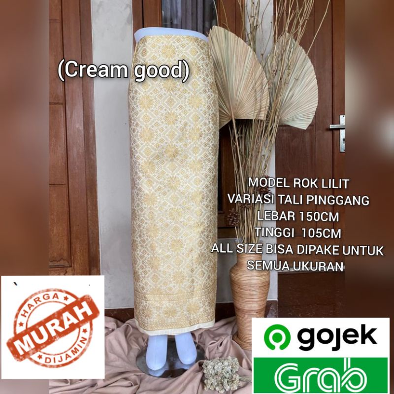 Rok songket / Rok lilit / Songket jadi / songket tinggal pake / Rok songket