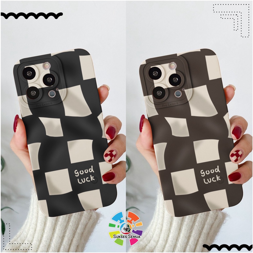 CUSTOM CASE SOFTCASE SILIKON PROCAMERA GOOD LUCK CUSTOM OPPO REALME VIVO XIAOMI SAMSUNG INFINIX IPHO