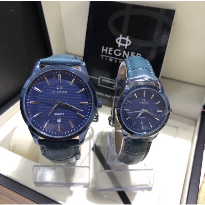 JAM TANGAN COUPLE HEGNER 5001G - 5001L / HW-5001 G-L / HEGNER 5001 COUPLE KULIT