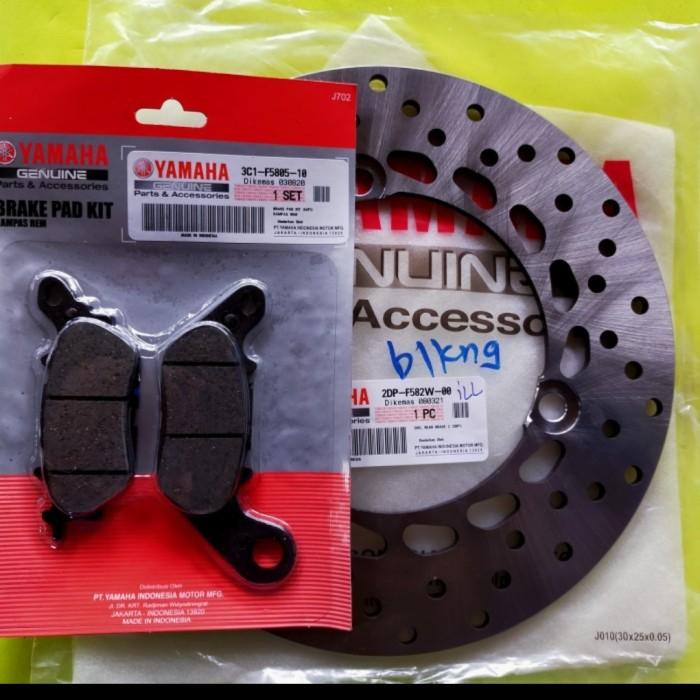 Piringan Cakram Belakang + Kampas Rem Nmax N Max Asli Ori Yamaha Ygp