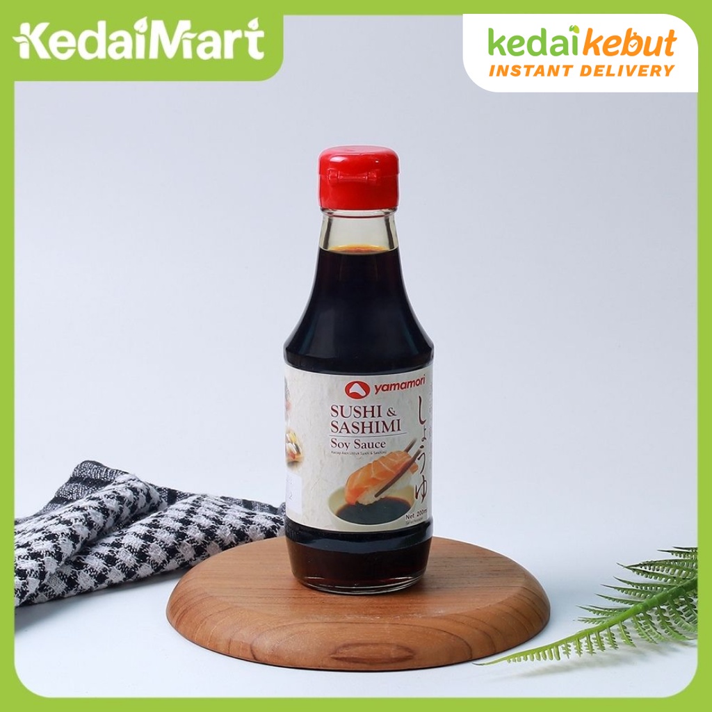 

Sushi & Sashimi Soy Sauce Yamamori 200 Gram /Kecap Asin Jepang 200 ml