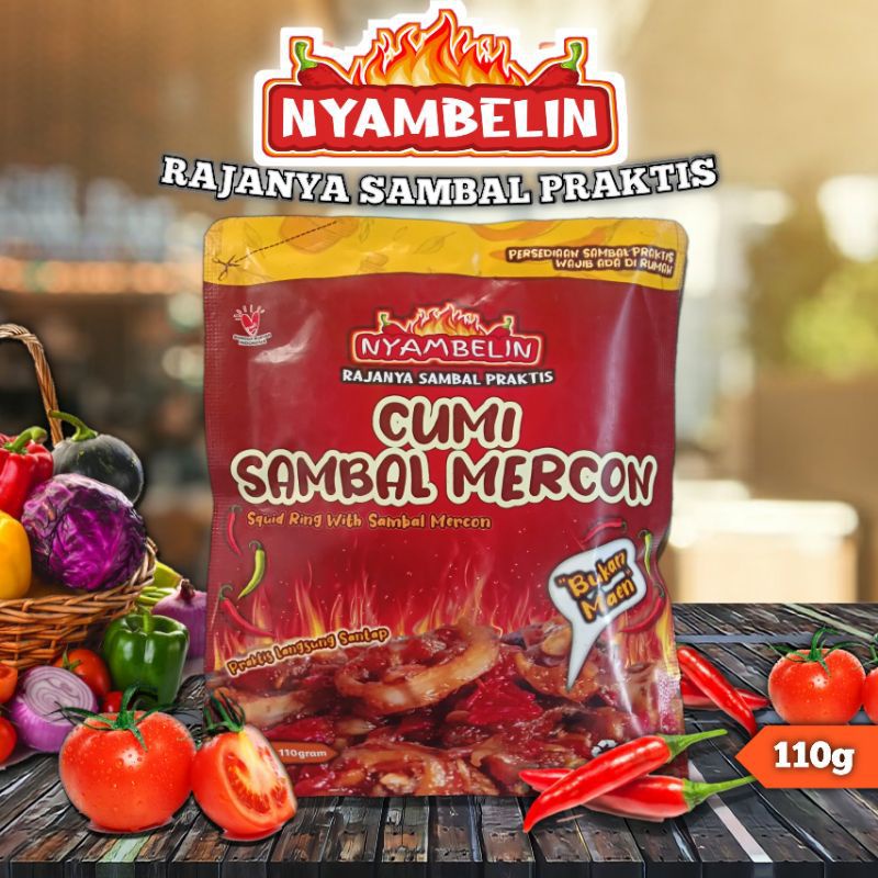 

Nyambelin cumi sambel merah & sambal ijo fresh