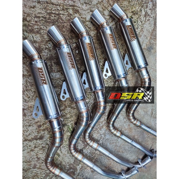 Knalpot Corong Thailand DSR LASER CODE Header Sunmori Ngaceng Inlet 38 mm