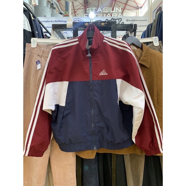 Jaket adidas big logo bordir