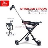 Stroller bayi kereta dorong bayi anak ezzy micro trikie mini trike roda tiga bisa menyala roda 3