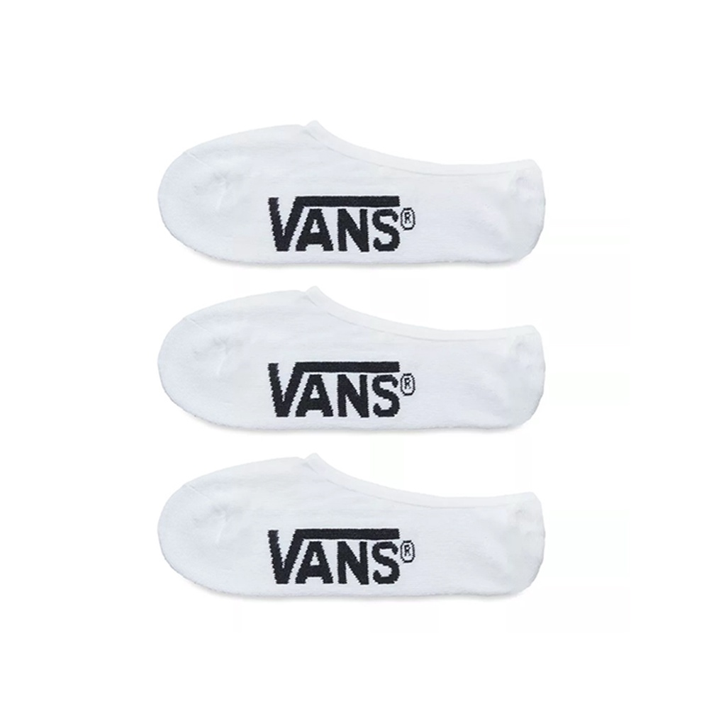 KAOS KAKI VANS OFF THE WALL | CLASSIC SUPER NO SHOW ( 9 ) SOCK WHITE