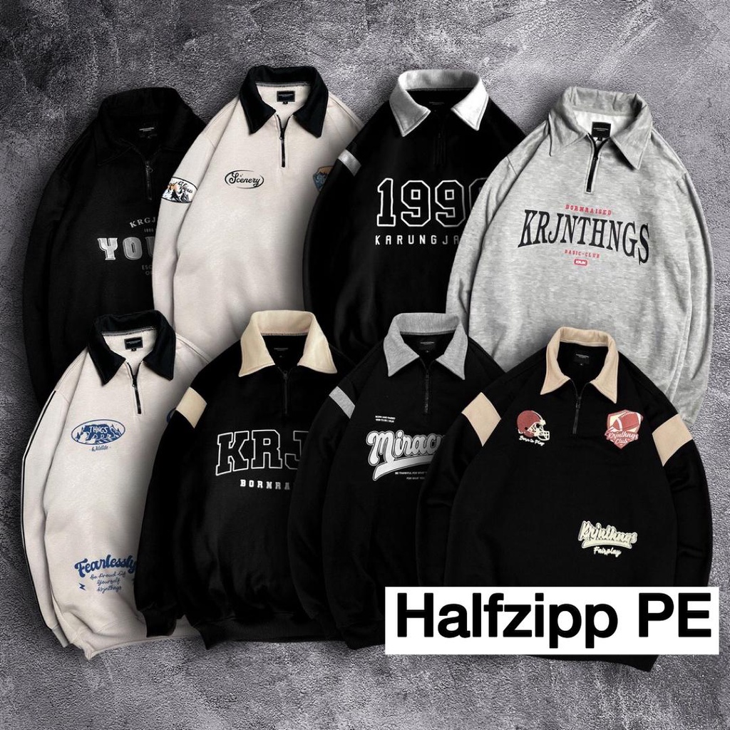 “ PE “ SWEATER RUGBY HALZIP / HALZIP PRIA DISTRO