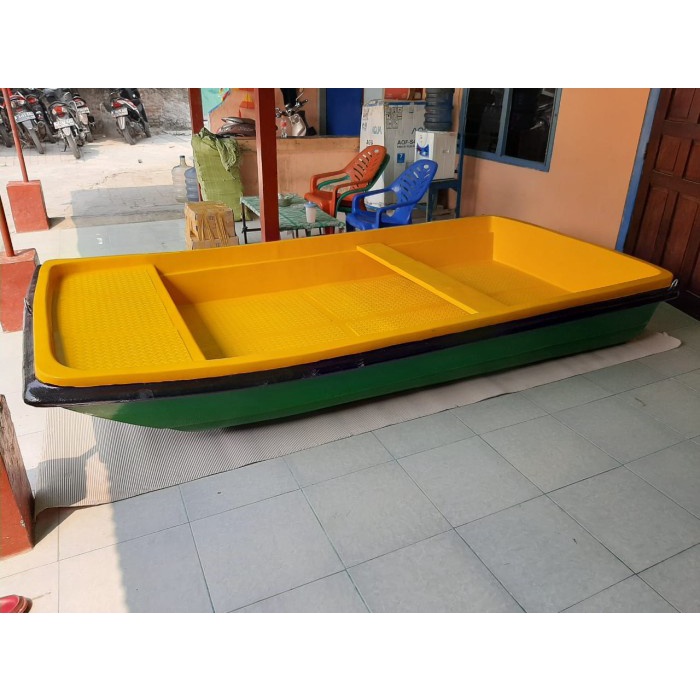 Perahu Dayung Fiber - Model KotakPerahu RescuePerahu Sampan