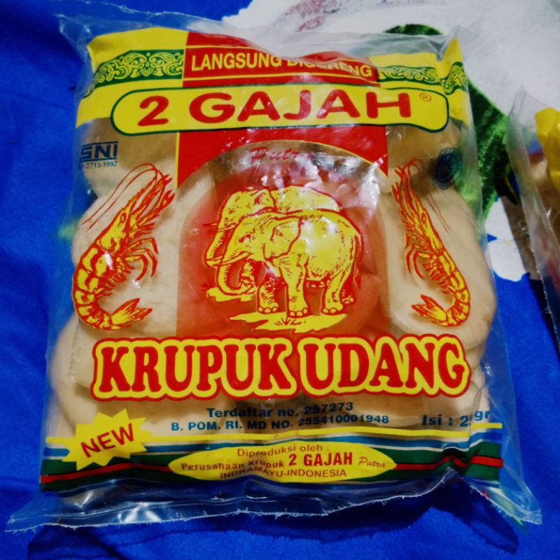 Jual Kerupuk Udang Mentah Murah Cap Gajah Kerupuk Keripik Maksnan