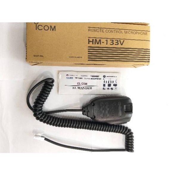 Harga Termurah EXTRA MIC HM 133 EXTRAMIC RIG ICOM IC 2300H IC 2100 IC 2200 EXTRA MIC ICOM HM 133V