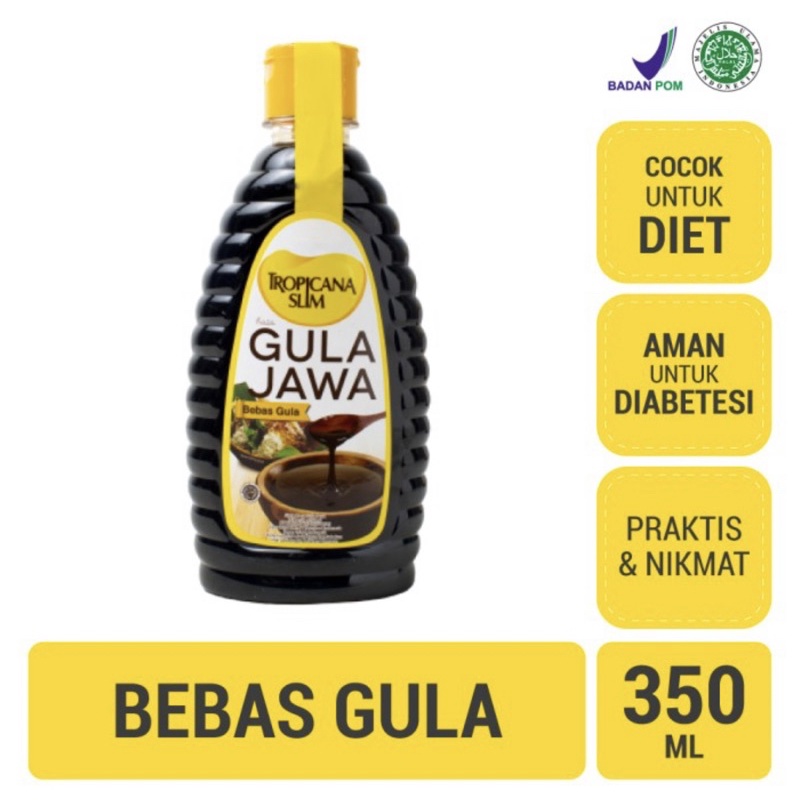 Tropicana slim gula jawa 350 ml ( gula jawa bebas gula )