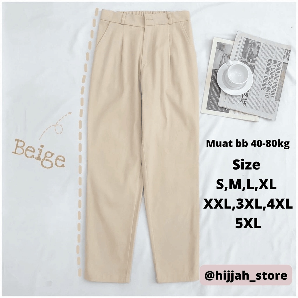 Baggypants premiun cotton twill