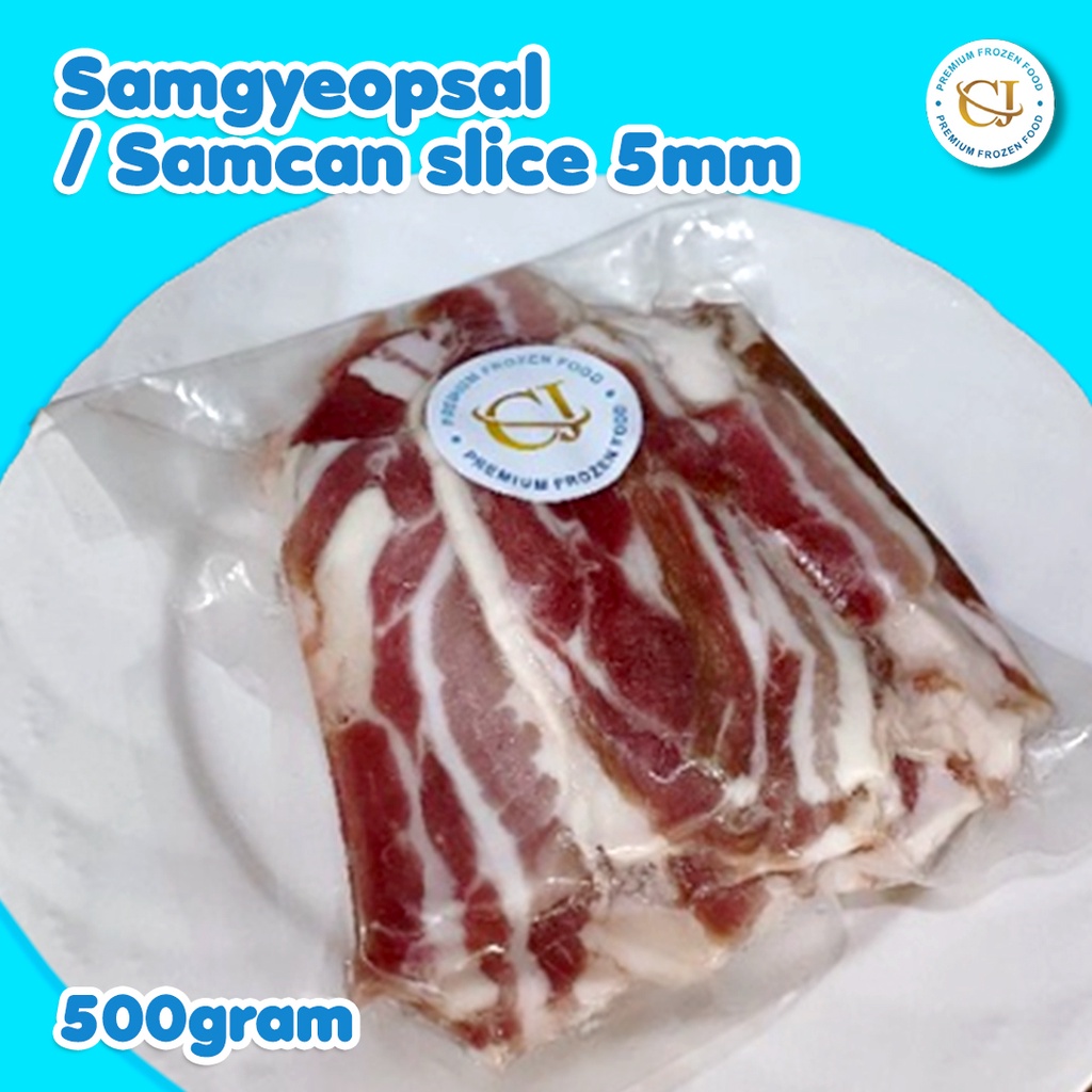 

Samgyeopsal Korean Pork Belly Slice 500g