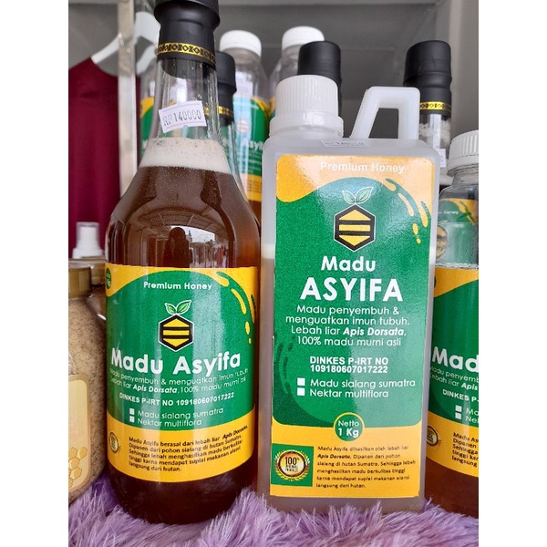 

Madu Asyifa / Madu Murni Asli 100% / Premium Honey / Madu Sialang Sumatra / Madu Riau / Madu Pekanbaru