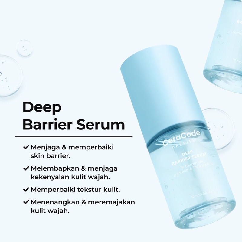Ceracode Barrier Gel Moisturizer Sunscreen Toner Bright Acne Deep Barrier Serum