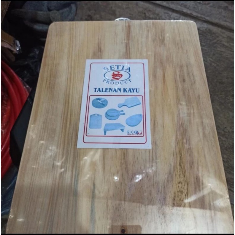 Talenan Kayu Kotak besar/ Talenan Kayu Restoran/ Talenan kayu daging Besar