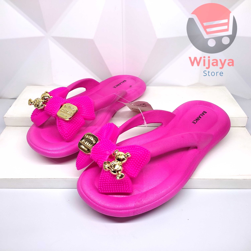 Sandal BALANCE 9001 Sendal Jelly Jepit Wanita Import Cewek Perempuan 2024