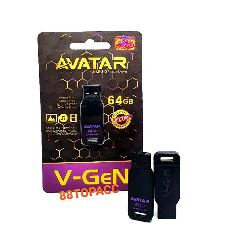 BISA ✨COD✨ Flashdisk Vgen Avatar 8GB 16GB 32GB 64GB 128GB / USB Flashdisk V Gen Original / Flash Dis