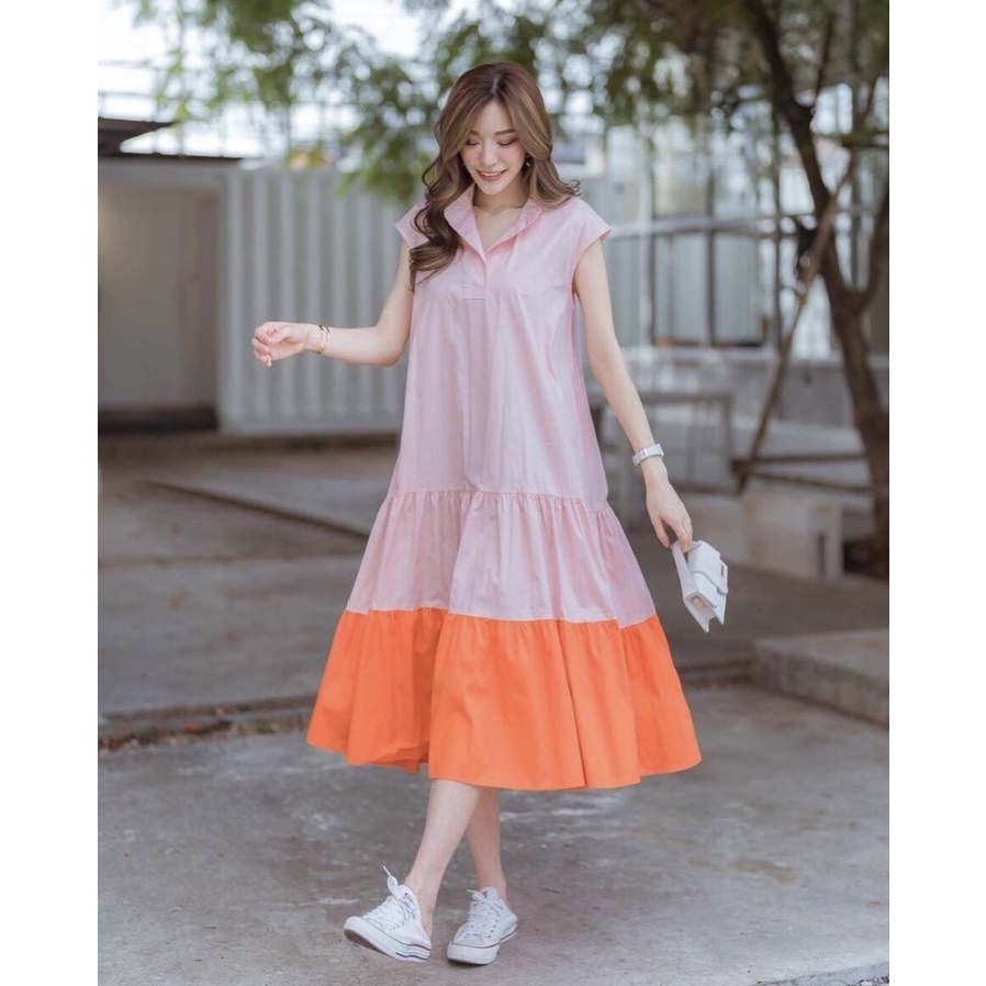 FWG - DRESS CLARISA / DRESS CANTIK DAN MEWAH / DRESS / DRESS WANITA / BAJU DRES KOREA / FASHION WANITA