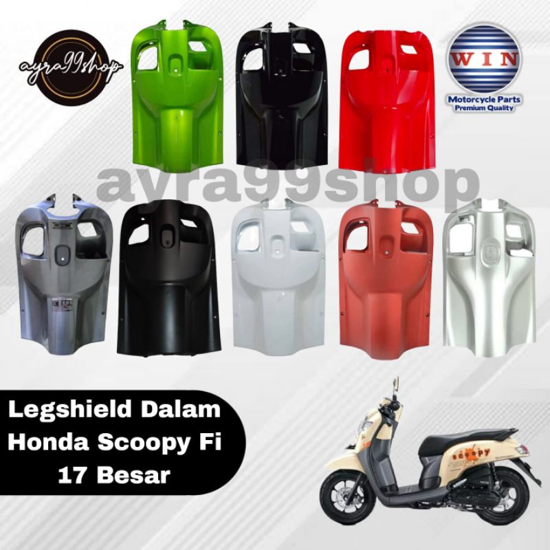 Cover Inner Legshield Dalam Besar Scoopy FI 17 Merk Win Murah