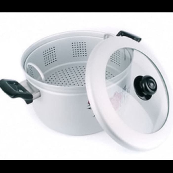 PANCI PANCA GUNA 30 CM MASPION / STEAMER PANCI KUKUS TUTUP KACA
