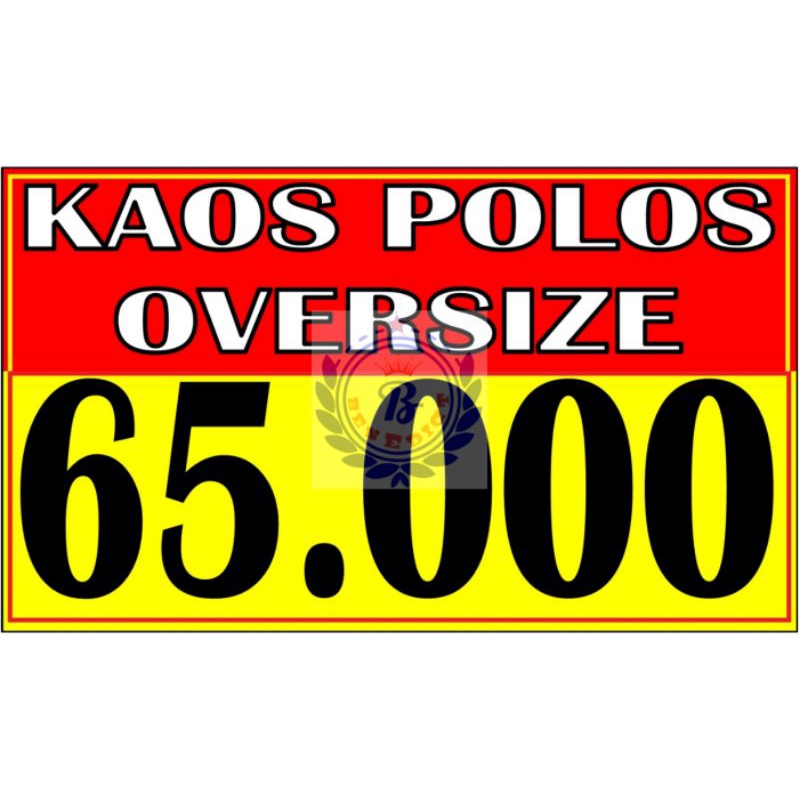 

Karton Kaos Polos Oversize