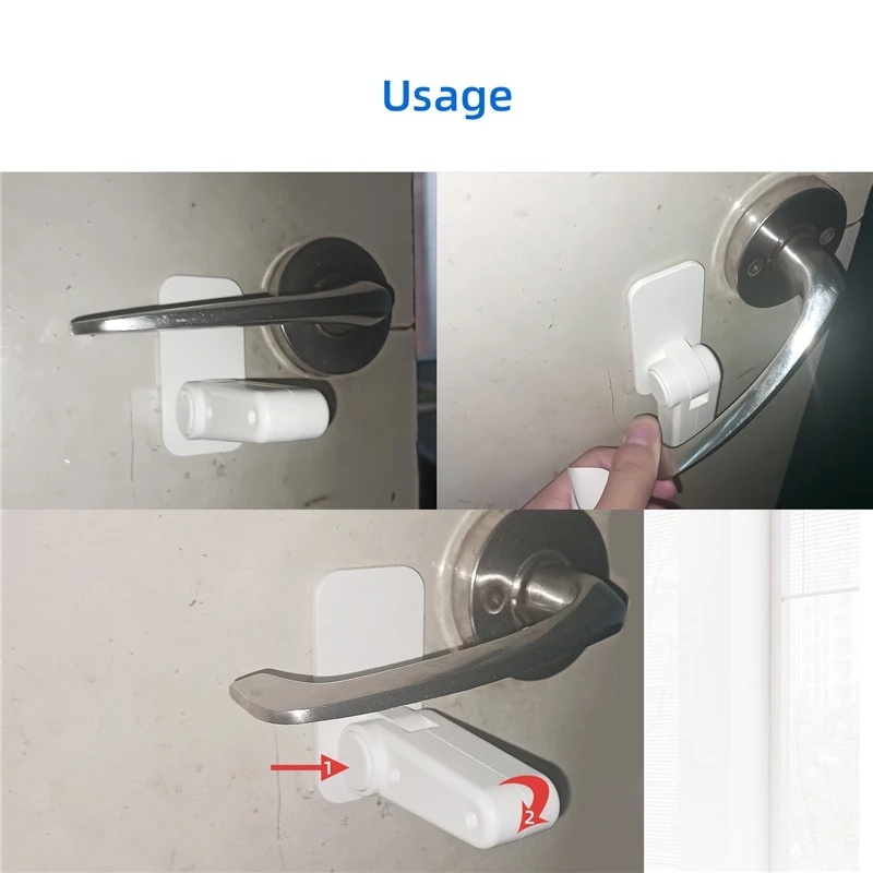 Door Lever Lock Untuk Rumah/Kunci Gagang Pintu Pengaman Anak Kids Profesional Universal/Perangkat Perlindungan Anti Buka Bayi
