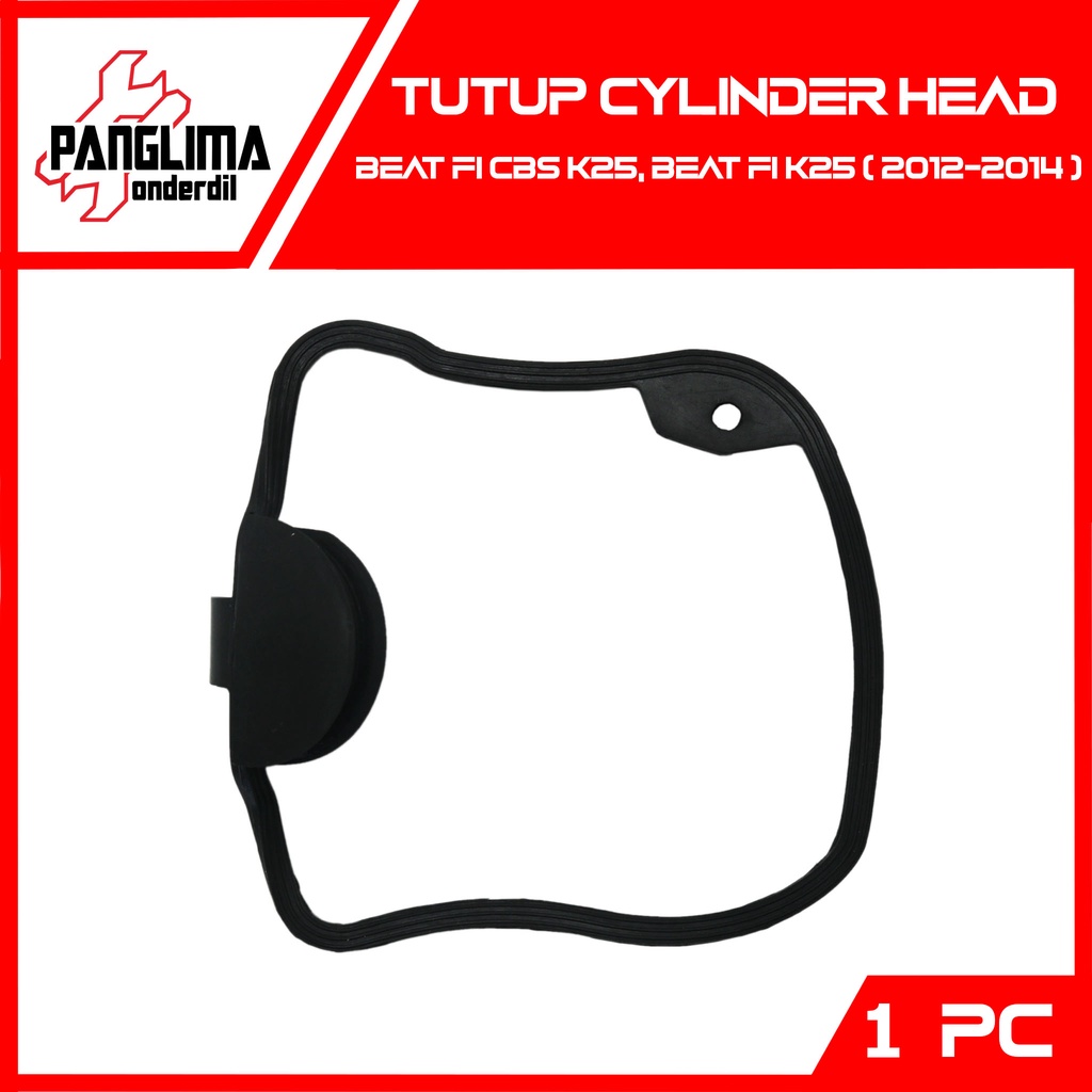 Tutup Cylinder Head Vario 110 eSP &amp; Beat FI &amp; Scoopy eSP K16R &amp; Spacy FI Seal-Sil-Gasket Cover Karet Silinder Cop