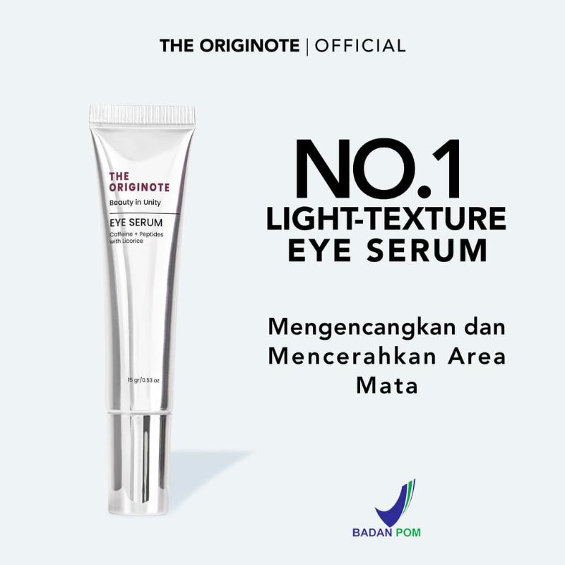 The Originote Eye Serum 15gr Eye Treatment Eye Cream Eye Serum BPOM