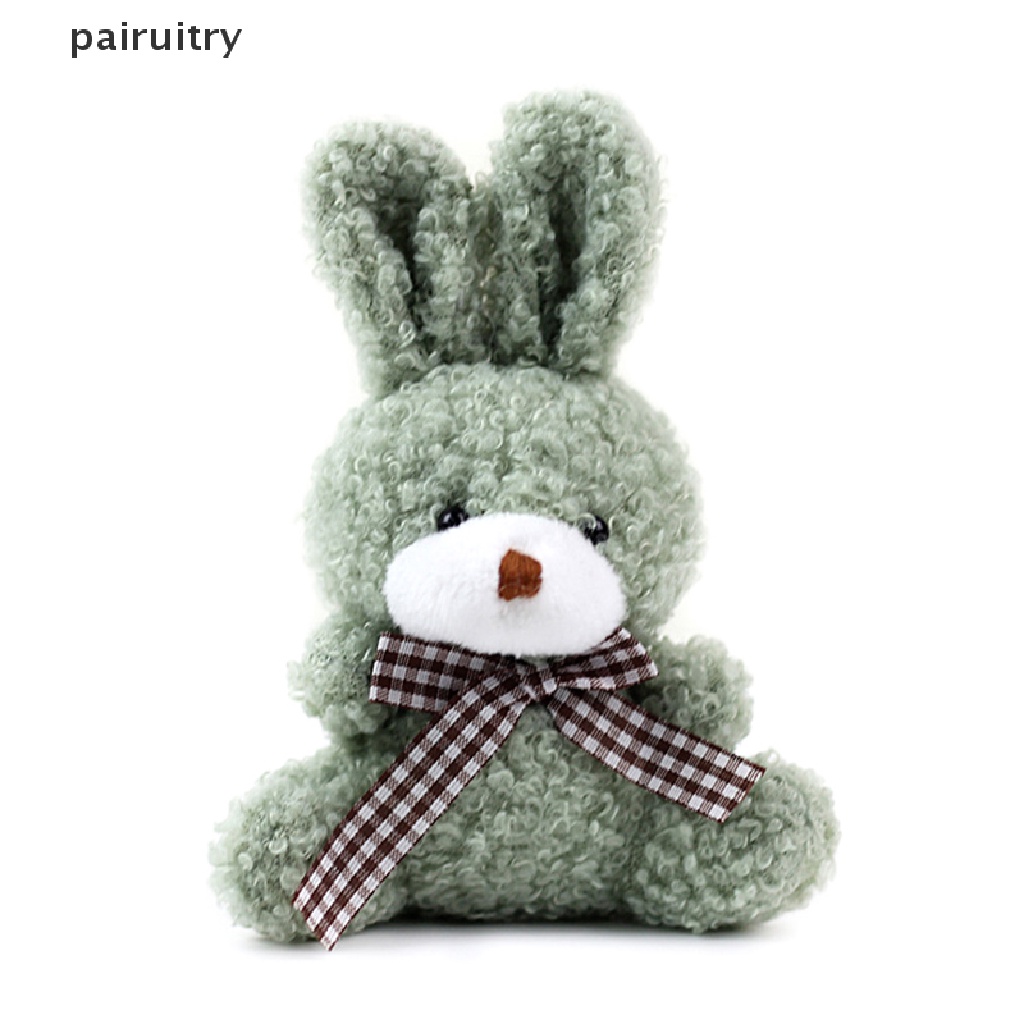 Prt 11 cm Cute Rabbit Bow Plush Stuffed Boneka Dasi Bunny Bantal Lembut Mainan Mewah Anak Hadiah PRT