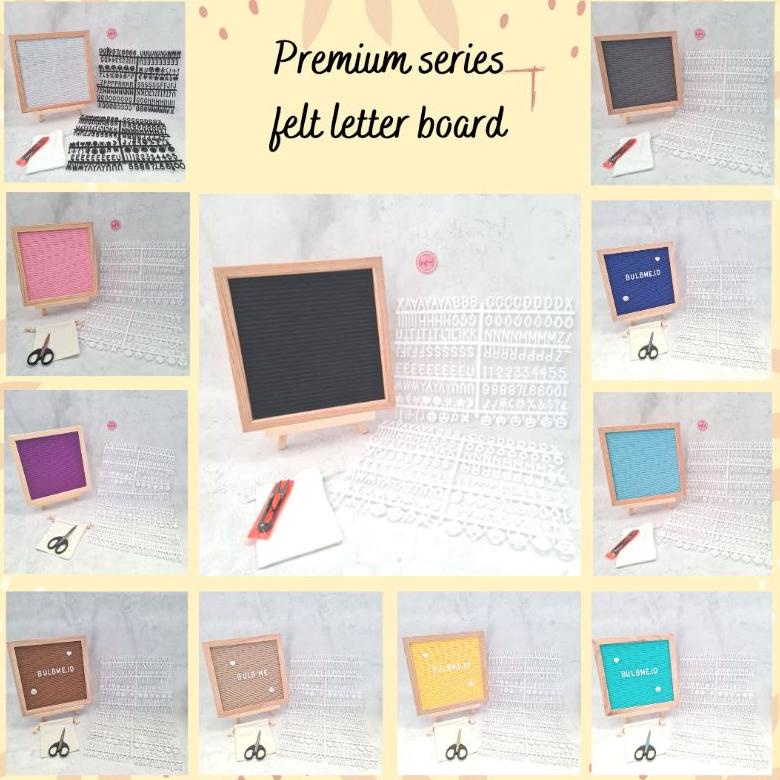 

BISA COD Letter board felt premium papan nama huruf baby born