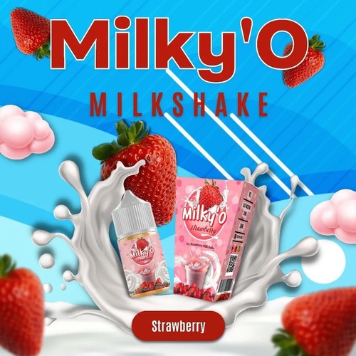 Milky O Milkshake Ice Chocalate Strawberry Mango Banana Bubblegum 30ML 20MG Salt