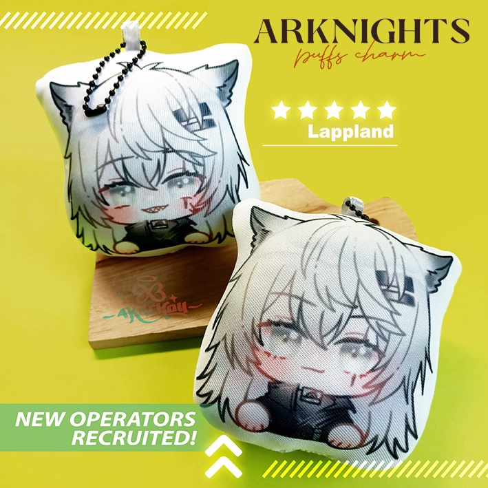 Puffs Charm Arknights | Penguin Logistic : Lappland / Texas