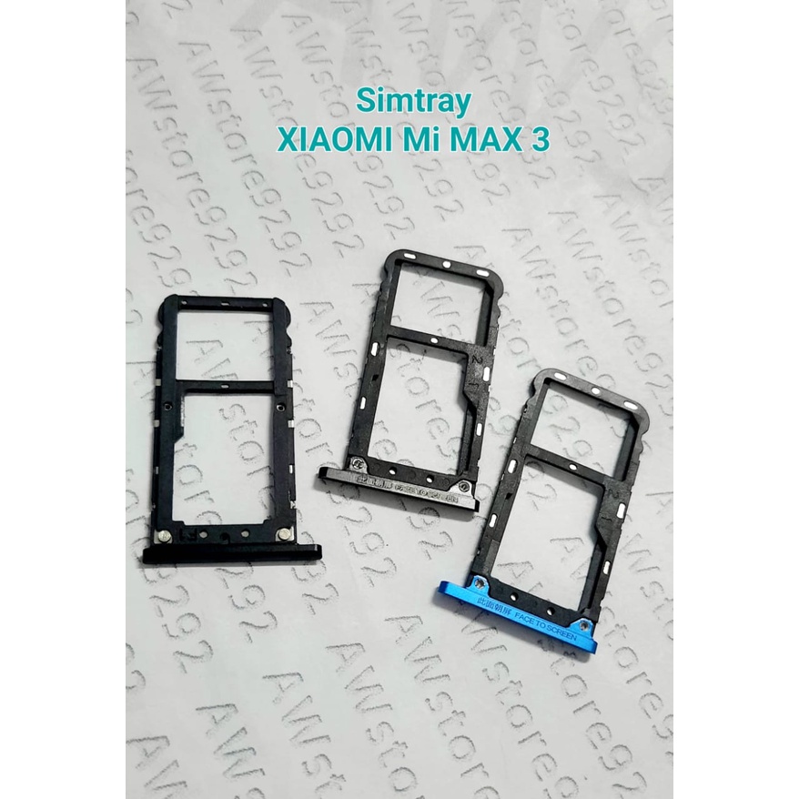 Slot Tempat Dudukan Kartu Simcard Sim Card Lock Simtray Sim Tray Xiaomi Mi Max 3