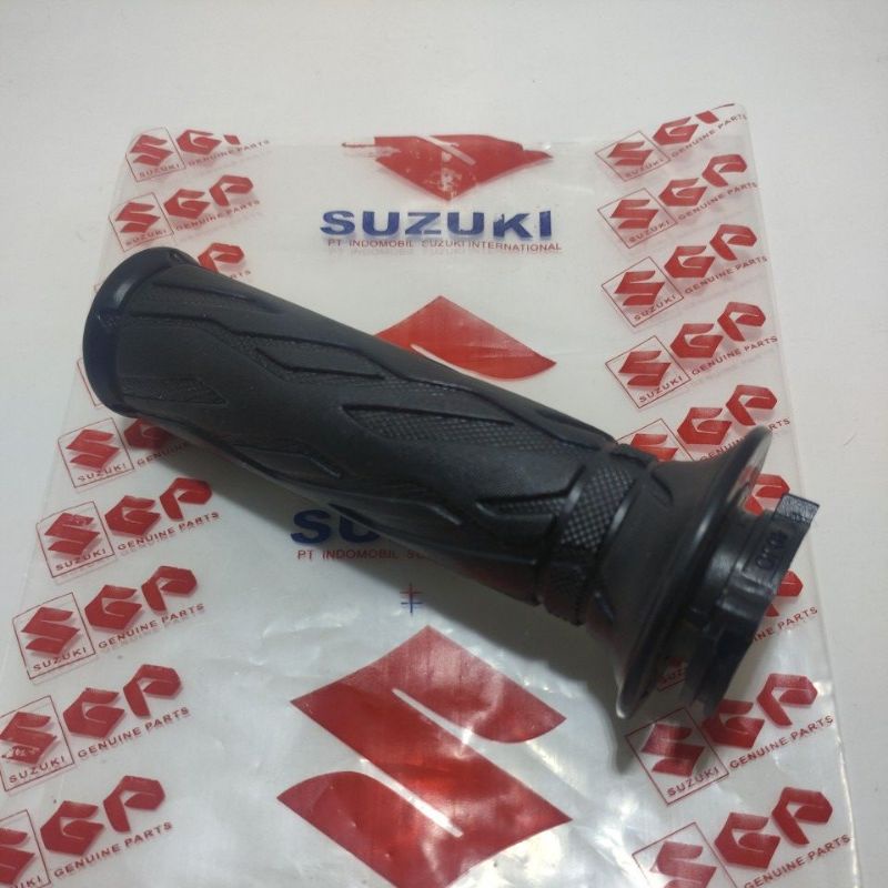 Handgrip Sarung Gas , Selongsong Gas Kanan Original Suzuki Satria Fu Hayate Spin Shogun Nex,Nex 2 Ad