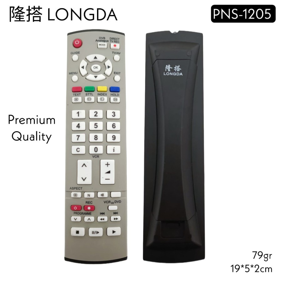 Remote Pengganti untuk TV LCD LED Panason1c LONGDA PNS 1205