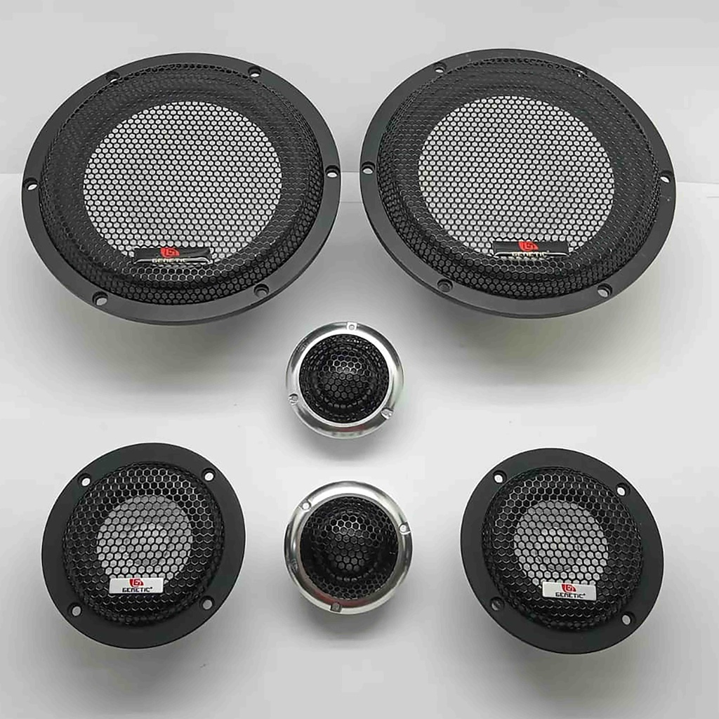 Genetic 3-Way 6.5 inch Component Speaker Kit Aktif